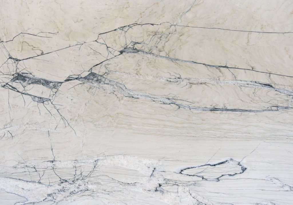Calacatta Giotto quartzite slab sample