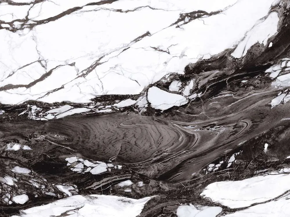 Calacatta Picasso porcelain slab sample