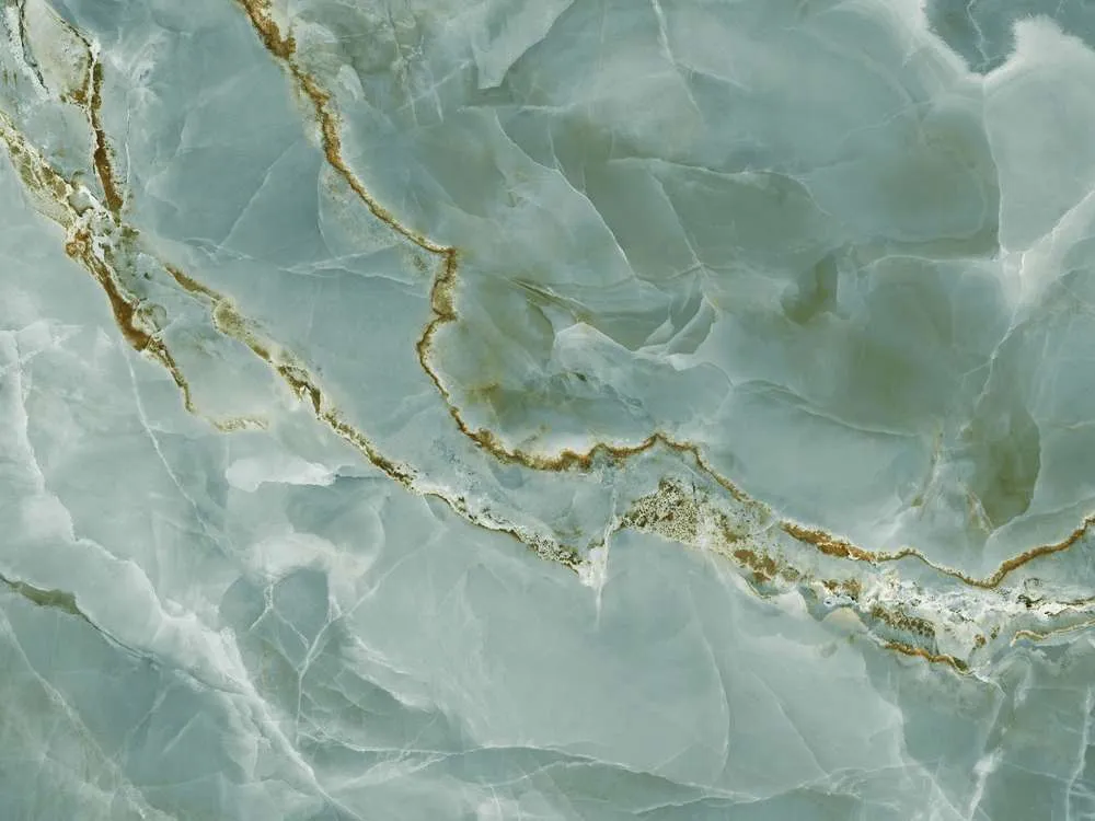 Caladon Onyx porcelain slab sample