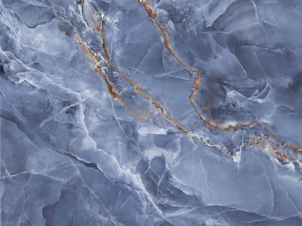 Cerulean Onyx porcelain slab sample