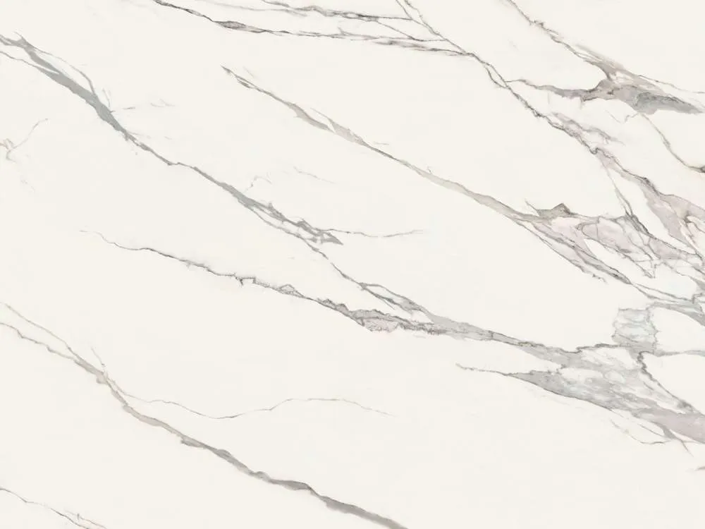 Statuario porcelain slab sample